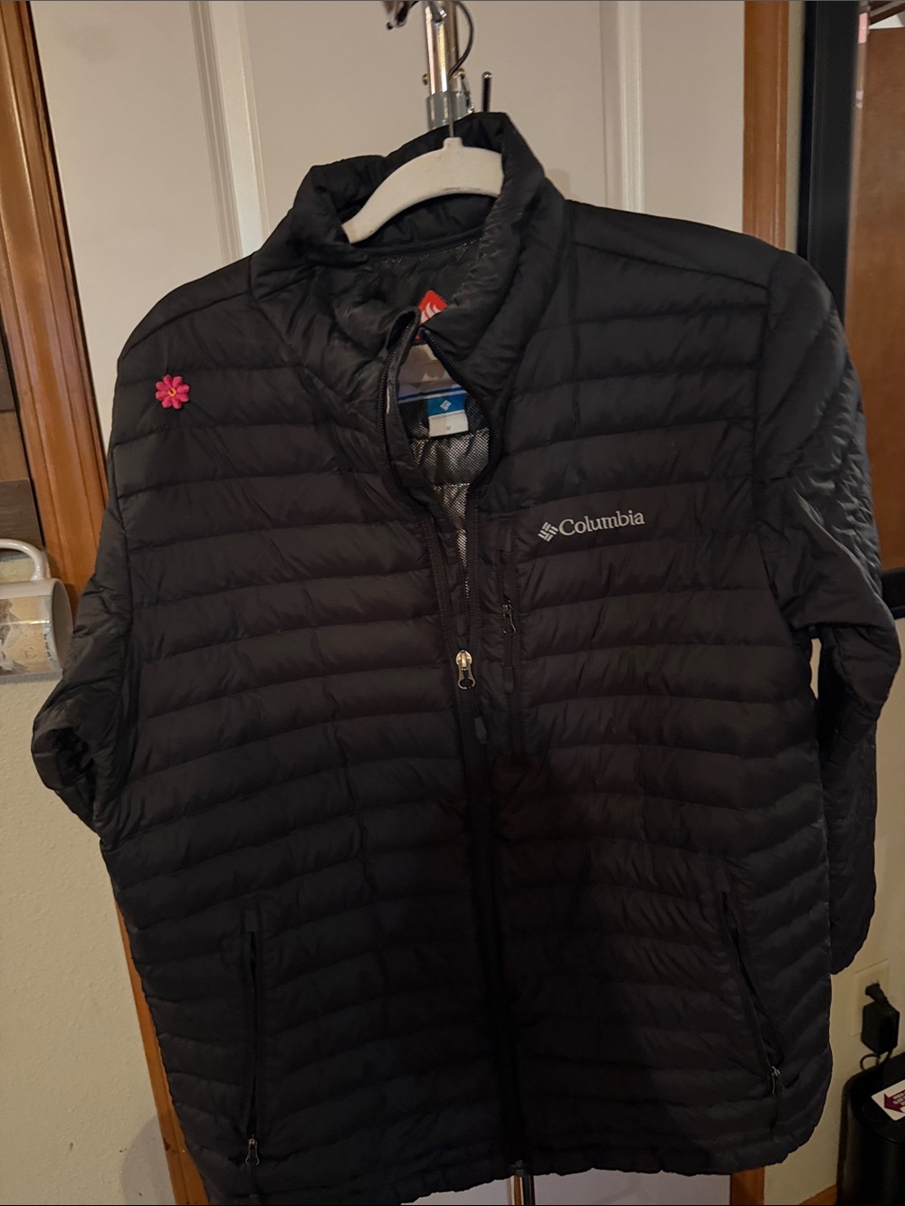 Columbia Black Quilted Men's Puffer Jacket